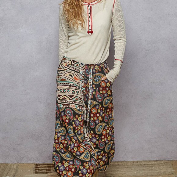 POL M Multicolor Patterned Pants - Picture 4 of 7